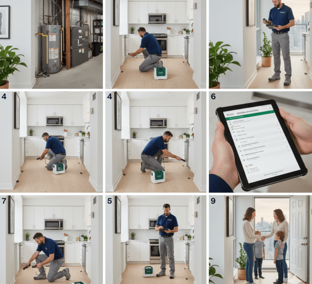 Step-by-step residential pest control process in GTA home
