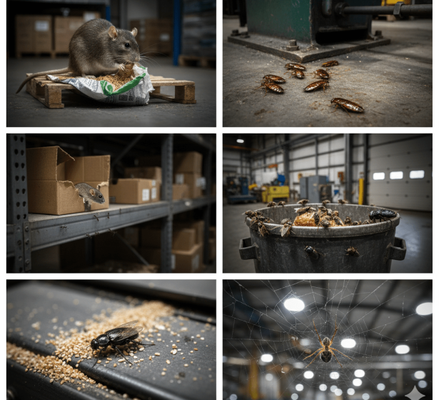 Common industrial pests in warehouses and factories across GTA