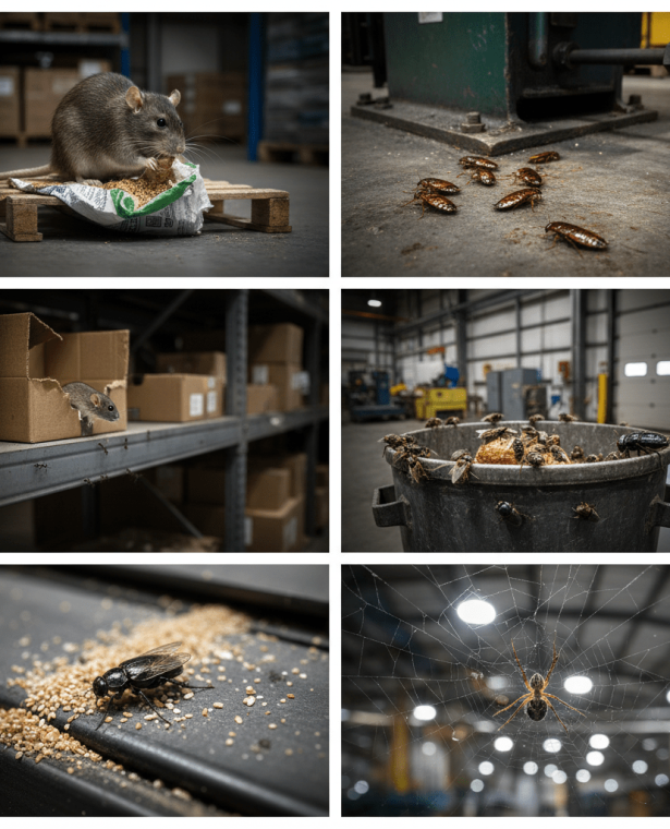 Common industrial pests in warehouses and factories across GTA
