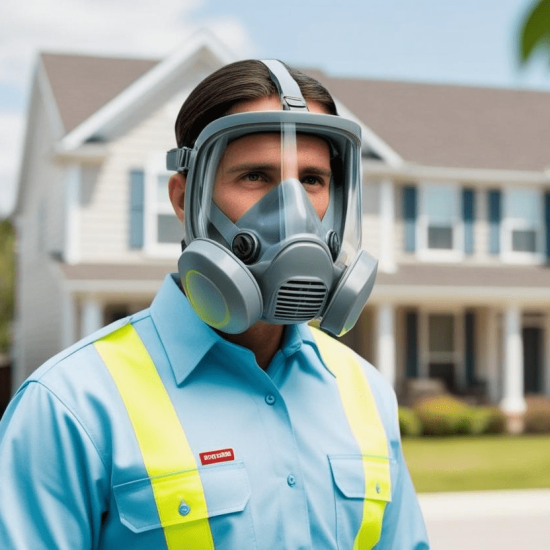 Vanguard Pest Control GTA technician giving thumbs up, trusted pest services